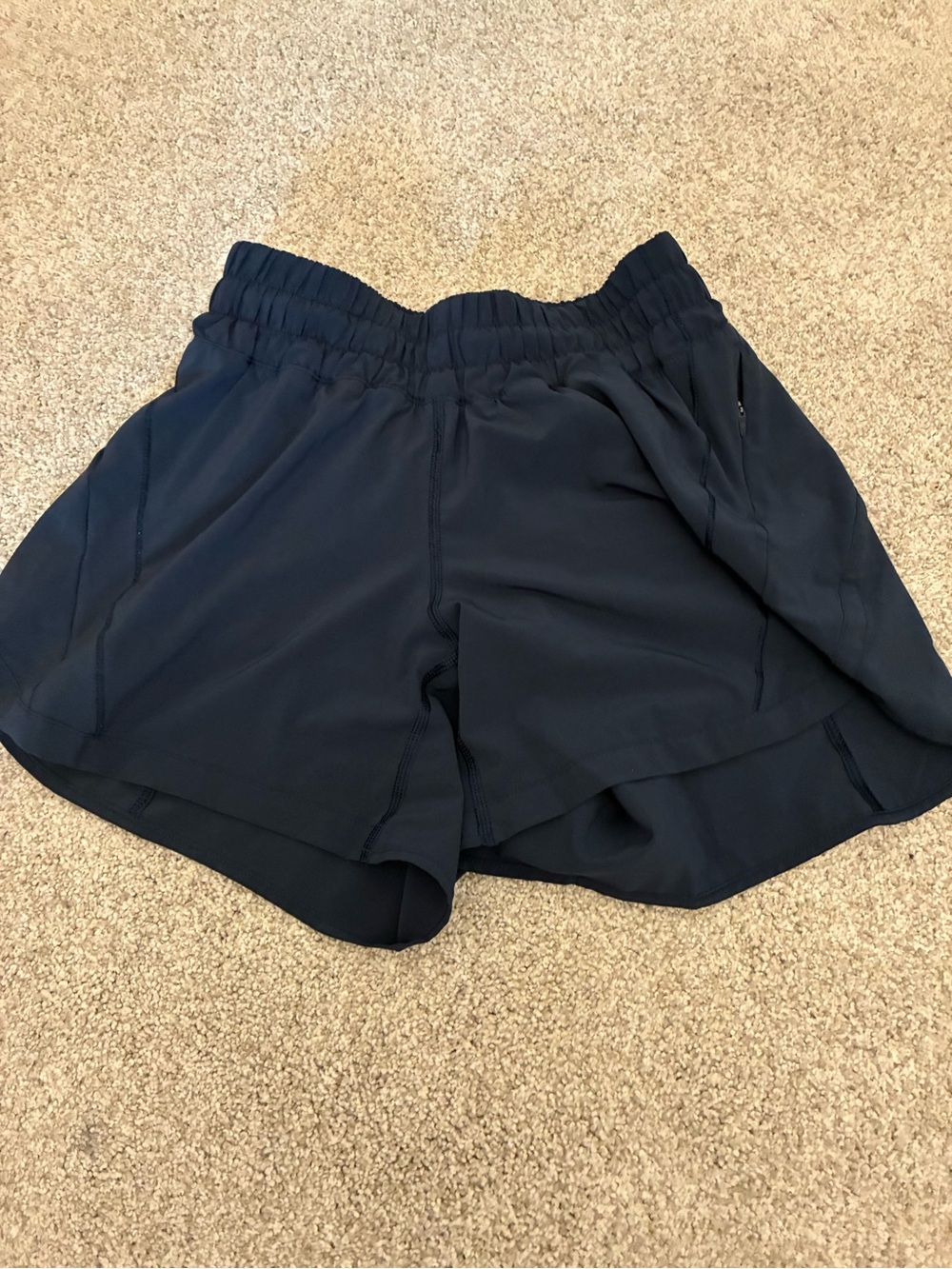 lululemon athletica Navy Athletic Run Shorts